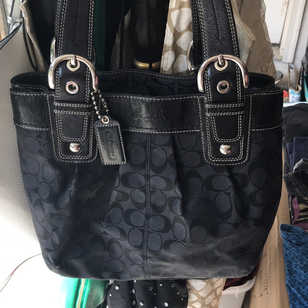 COACH Soho authentic # L1075-F15047 canvas bag